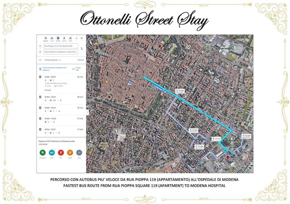 Ottonelli Street Stay- Wifi Fibra Free Tra Storchi & Centro Storico Modena Kültér fotó